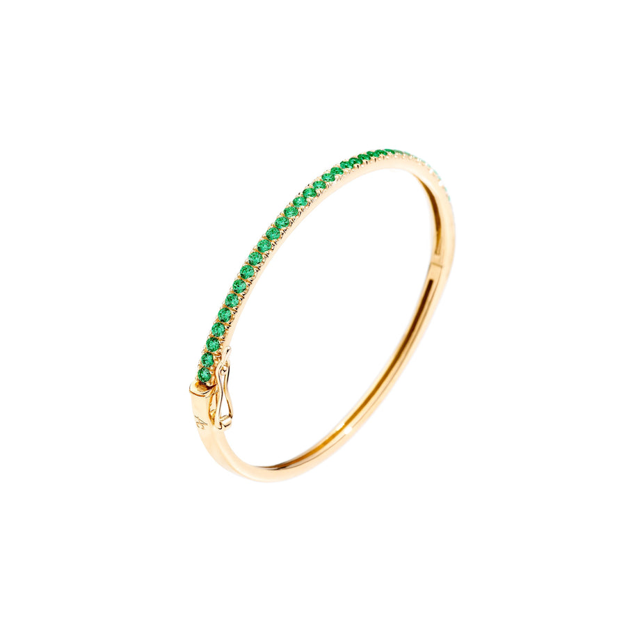 Mini Bangle emeralds