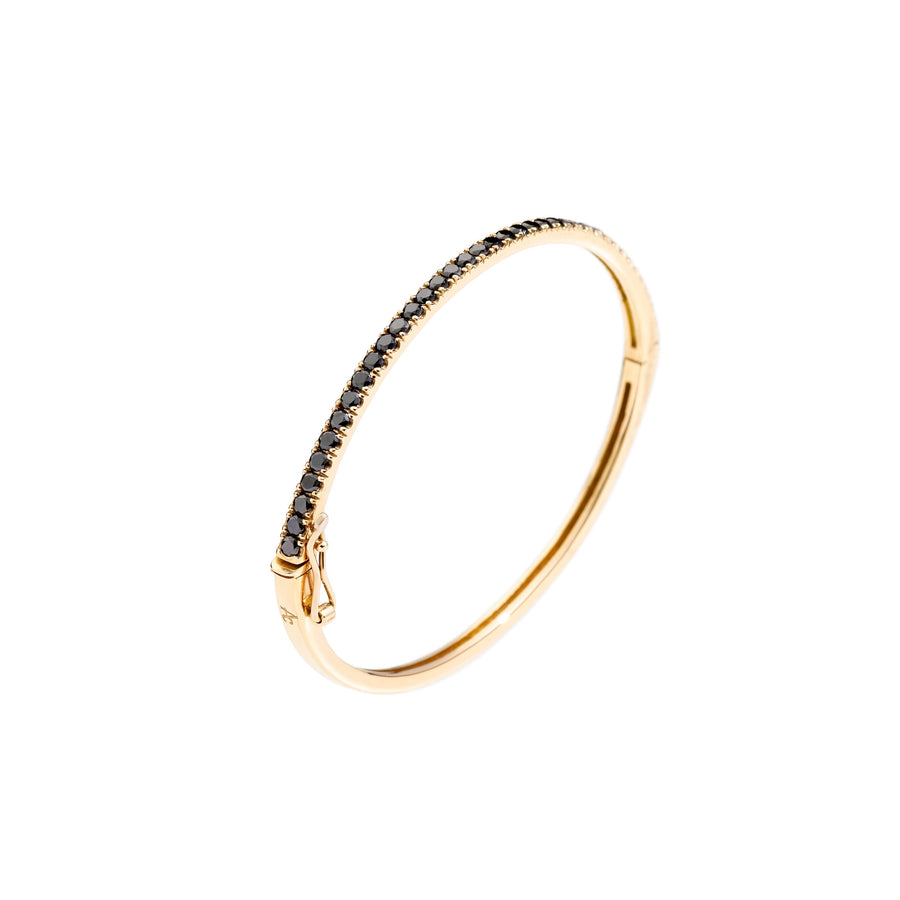 Mini Bangle black diamonds