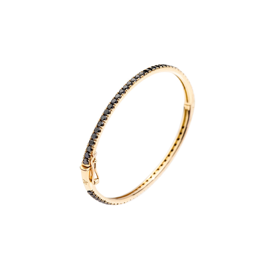 Mini Bangle black diamonds